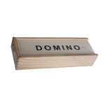 Wooden Dominoes in Wooden Box 15x5x3cm
